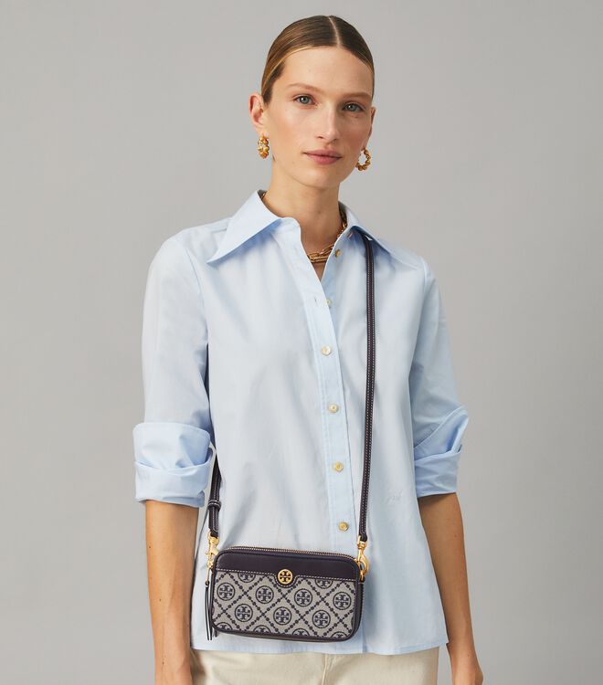 Tory Burch T Monogram Jacquard Mini Bag