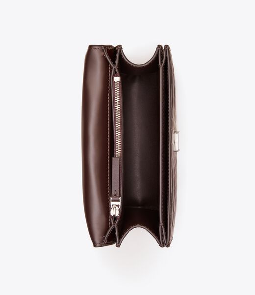 حقيبة كتف صغيرة من إليانور بنقشة جلد التمساح tory burch حقيبة كتف صغيرة من إليانور بنقشة جلد التمساح