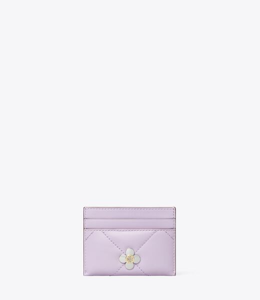 tory burch kira diamond quilt clover card case
