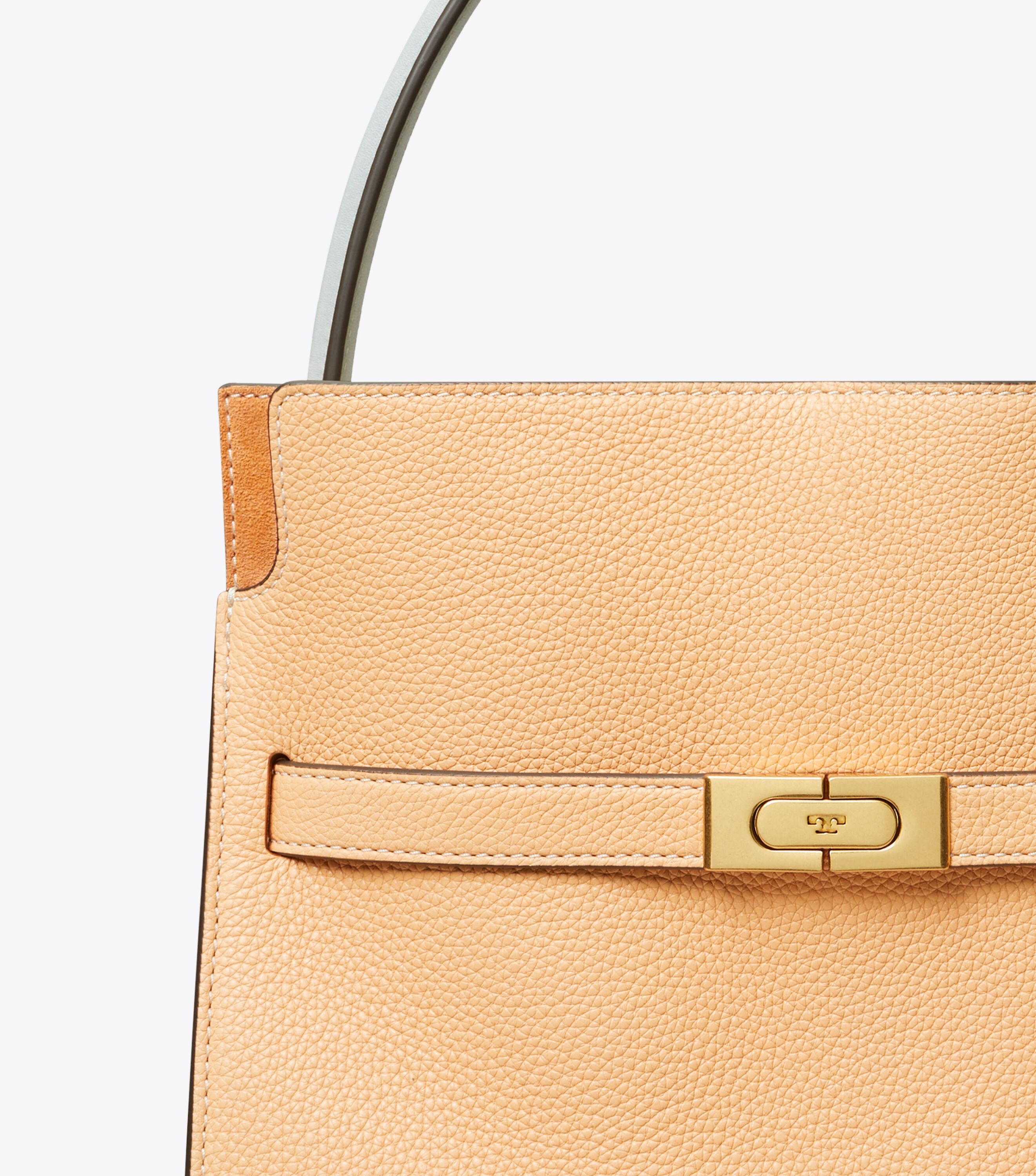 レモン様(2点)ロラライハリス Lee Radziwill Pebbled Small Double Bag, Pale Peach | Tory Burch UAE