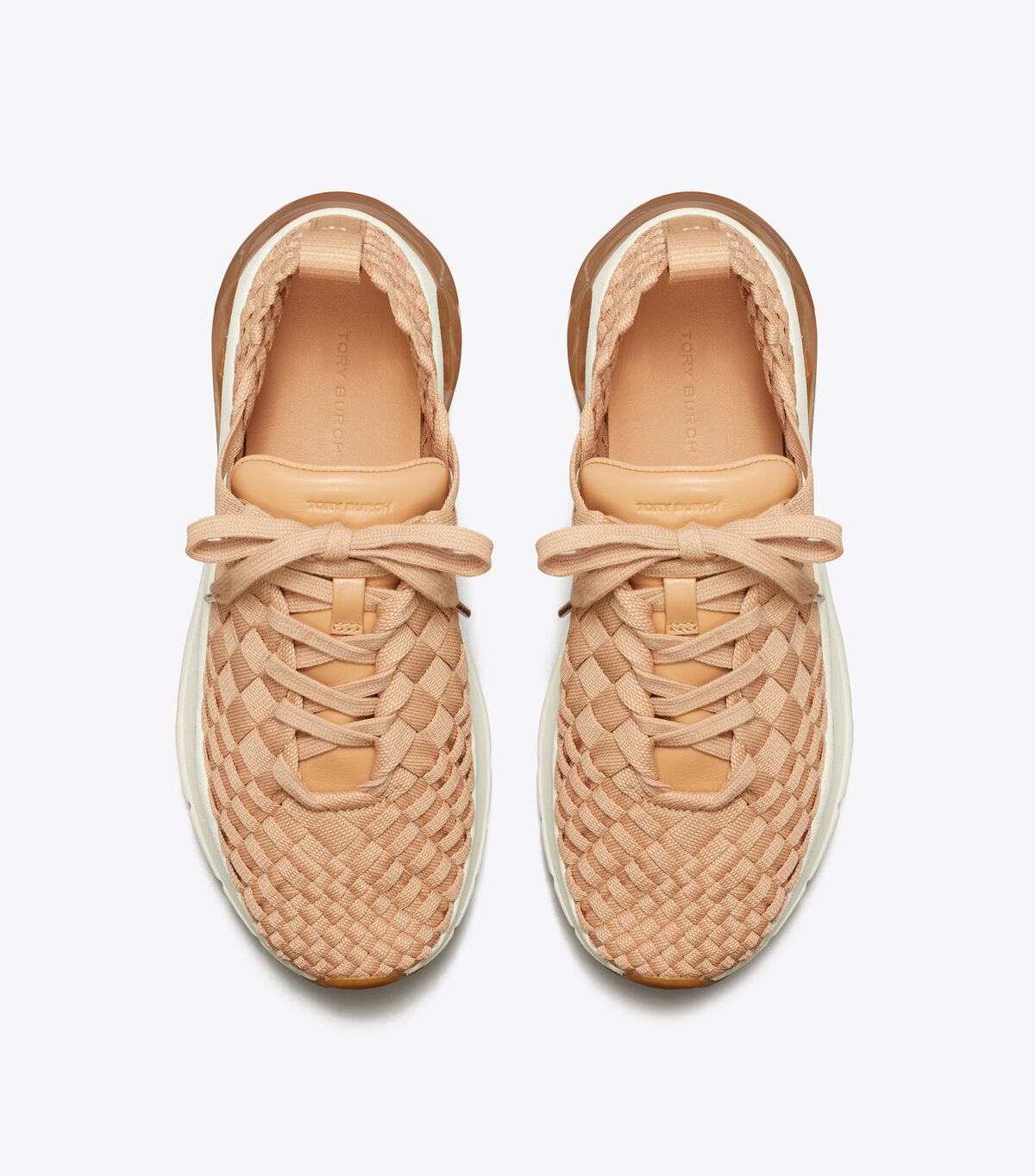 tory burch good luck woven trainer