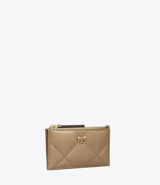 tory burch kira diamond quilt zip card case