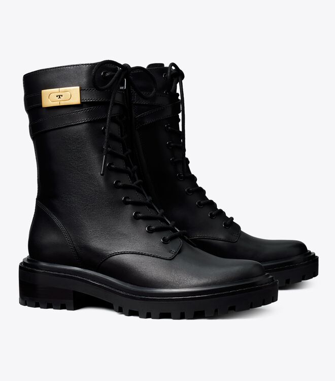 T Hardware Combat Boot | The Archive Edit | Tory Burch