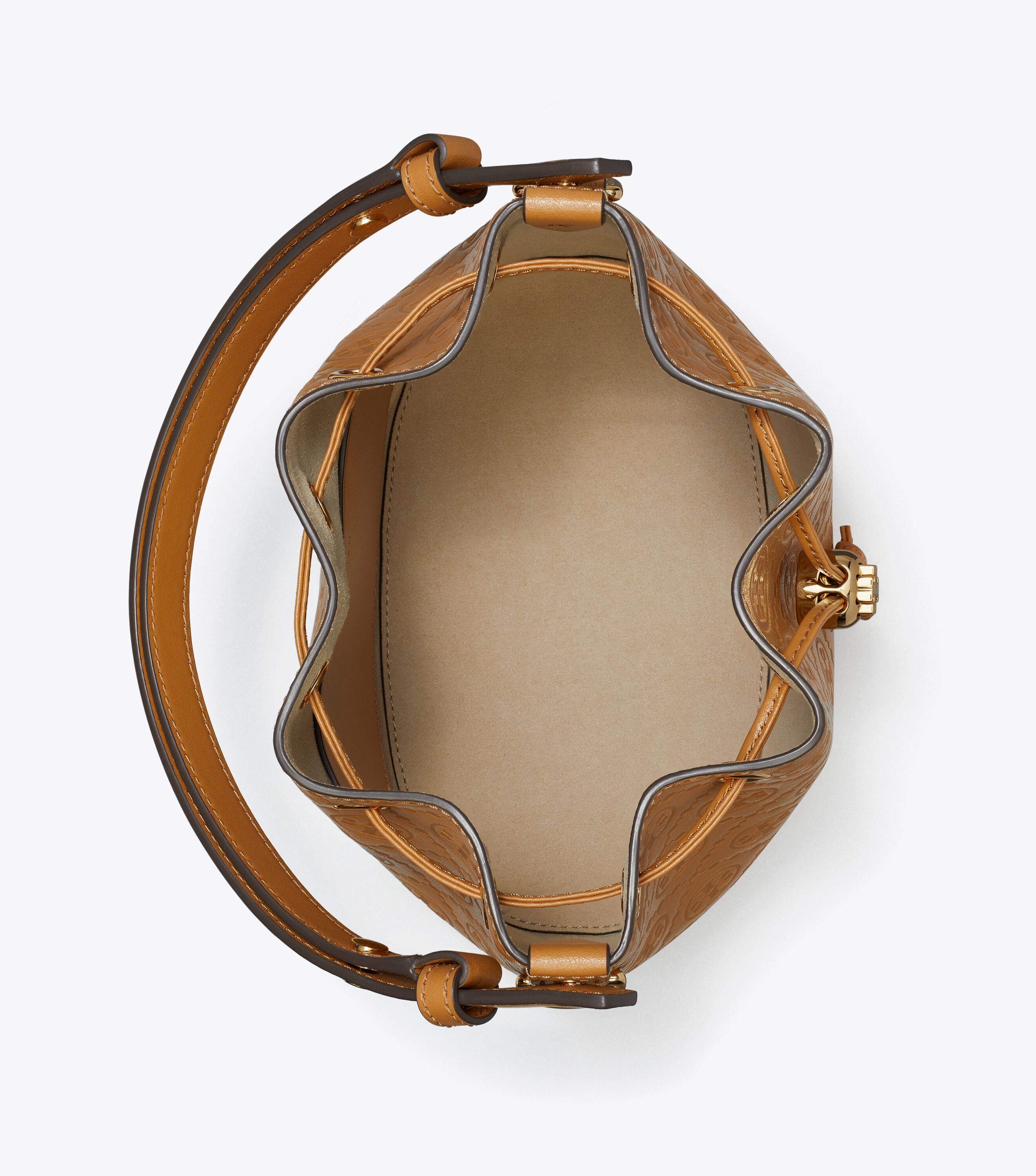 Tory burch drawstring bucket bag on sale