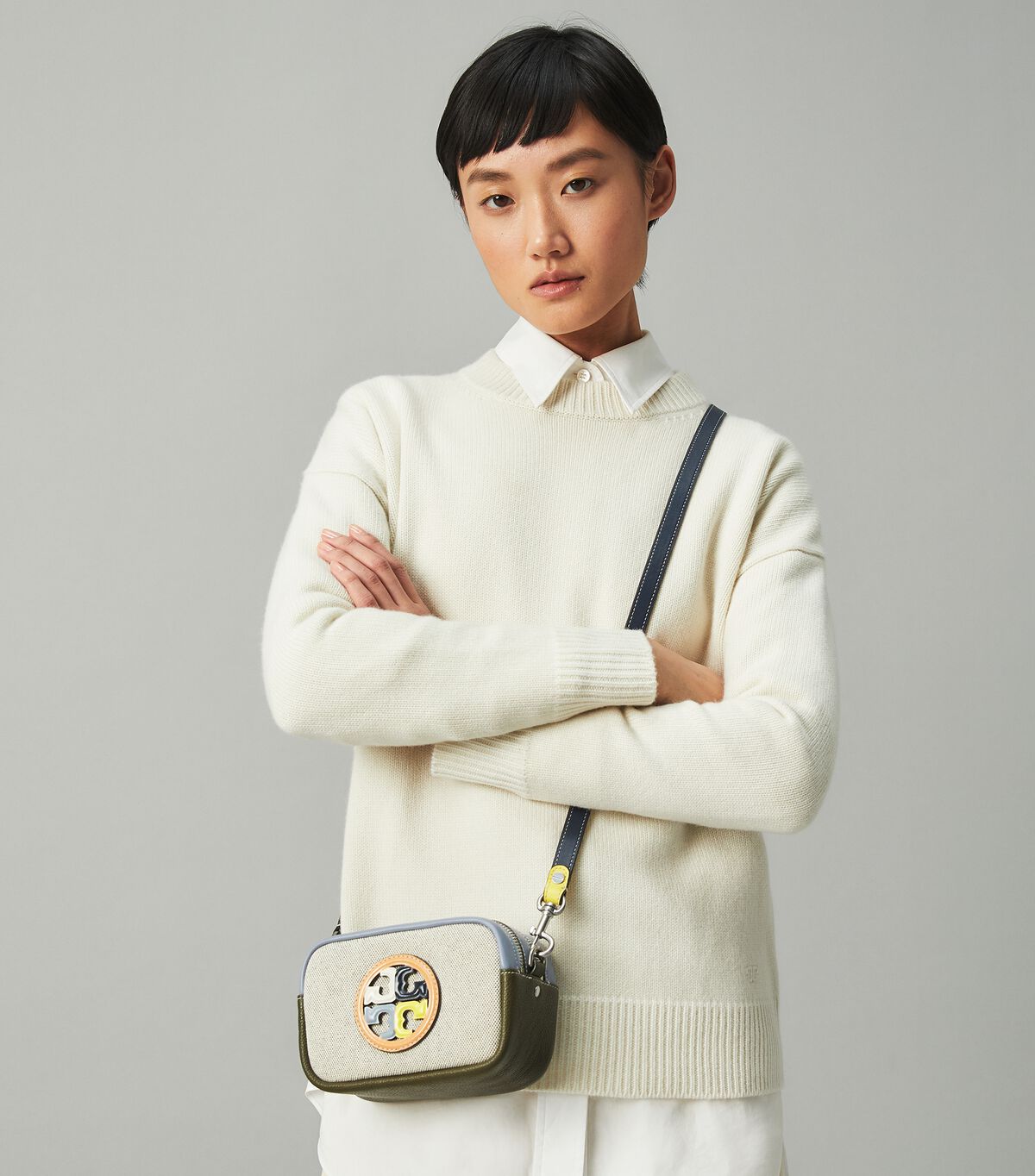 Perry Bombe Canvas Mini Bag | The Archive Edit | Tory Burch