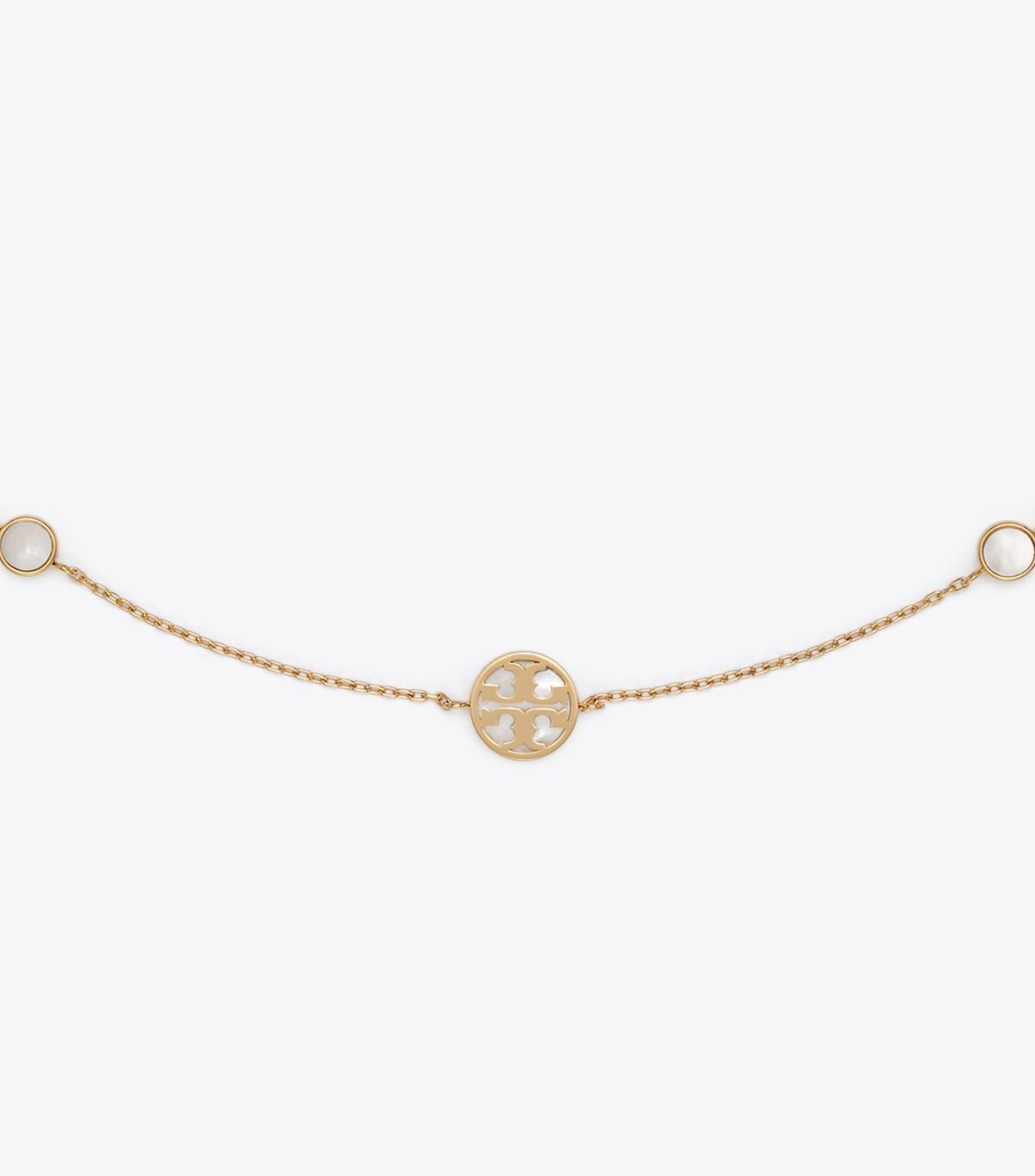 Icon Mother Of Pearl Necklace tory burch icon mother of pearl necklace
