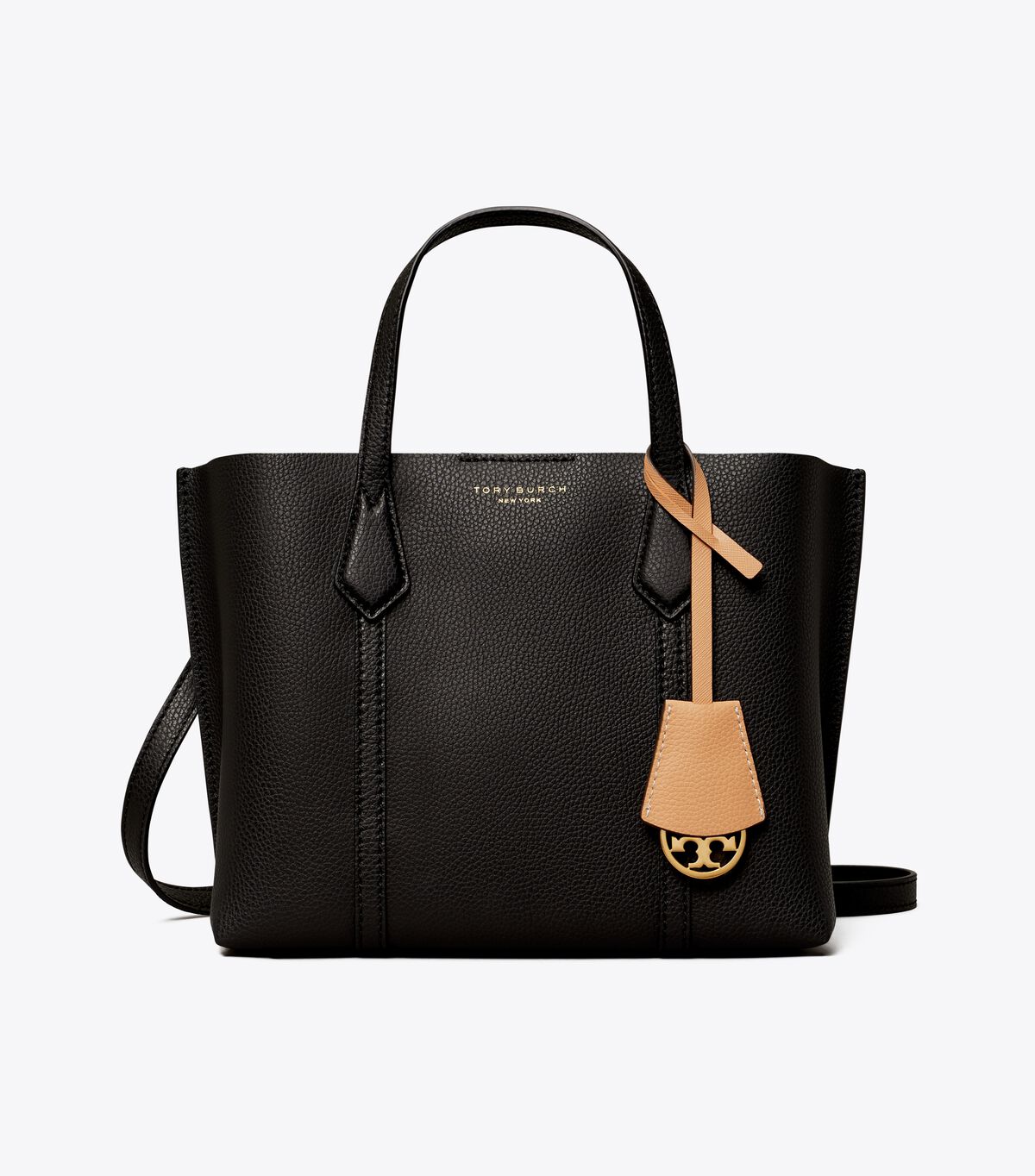 tory burch small perry triple compartment tote bag