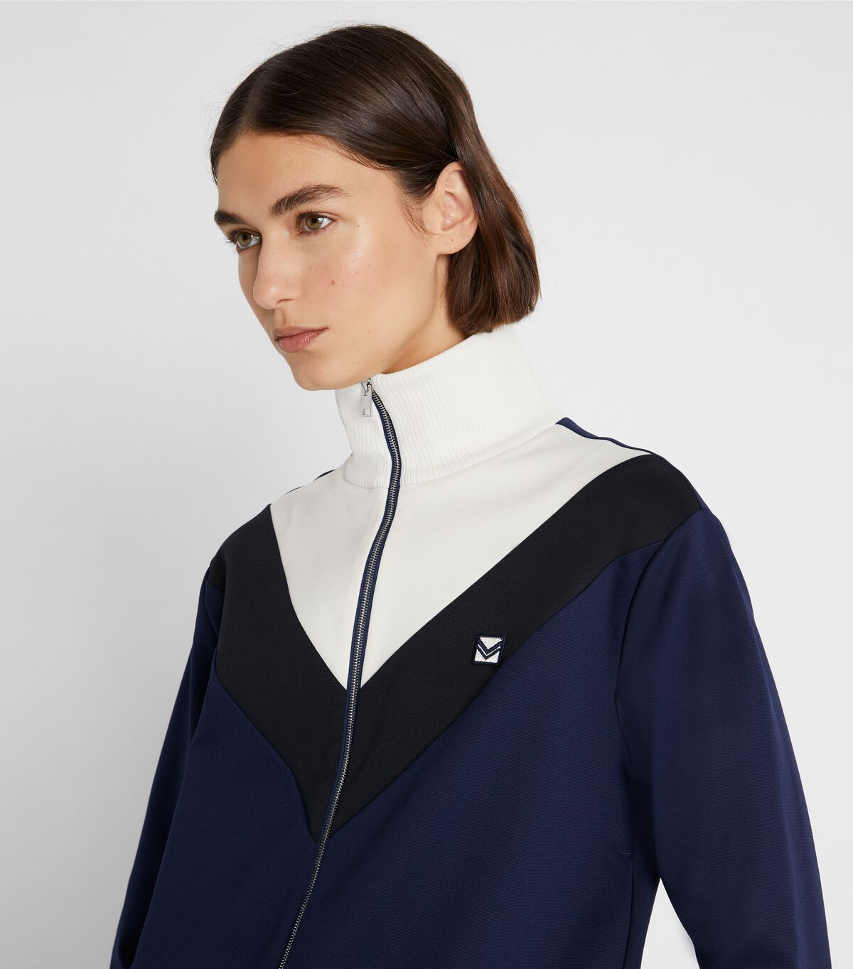 tory burch chevron track jacket