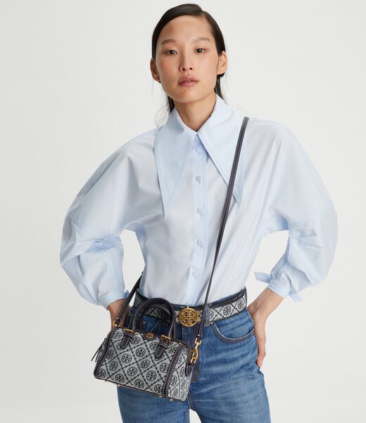 Mini T Monogram Barrel Bag