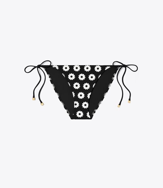Printed String Bikini Bottom