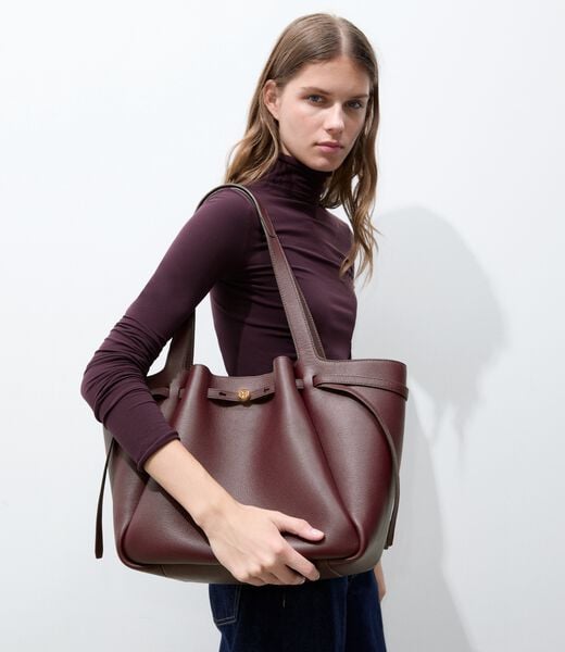 Leather Tote tory burch leather tote