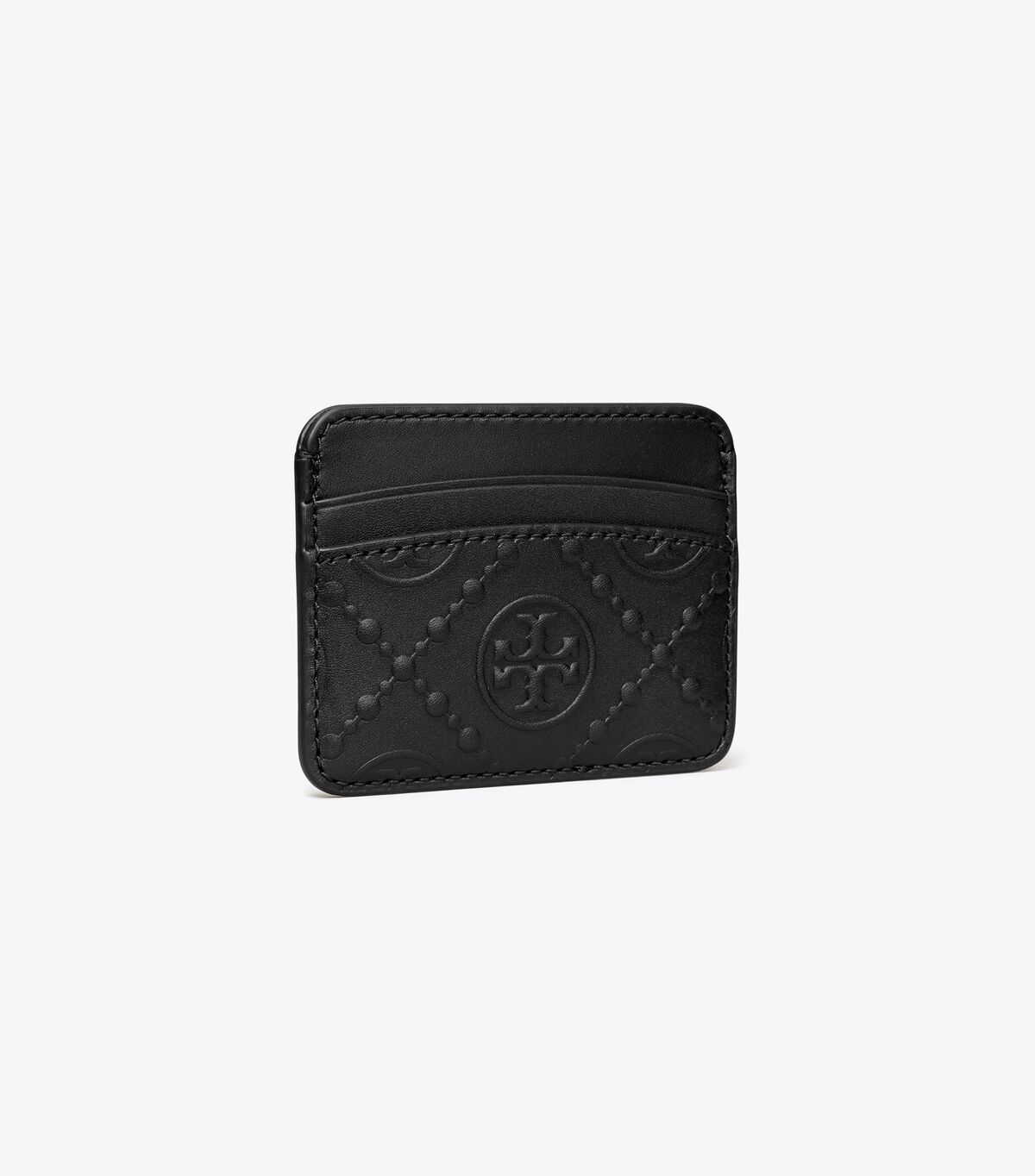 tory burch t monogram embossed card case