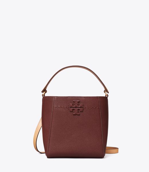 Small McGraw Textured Bucket Bag