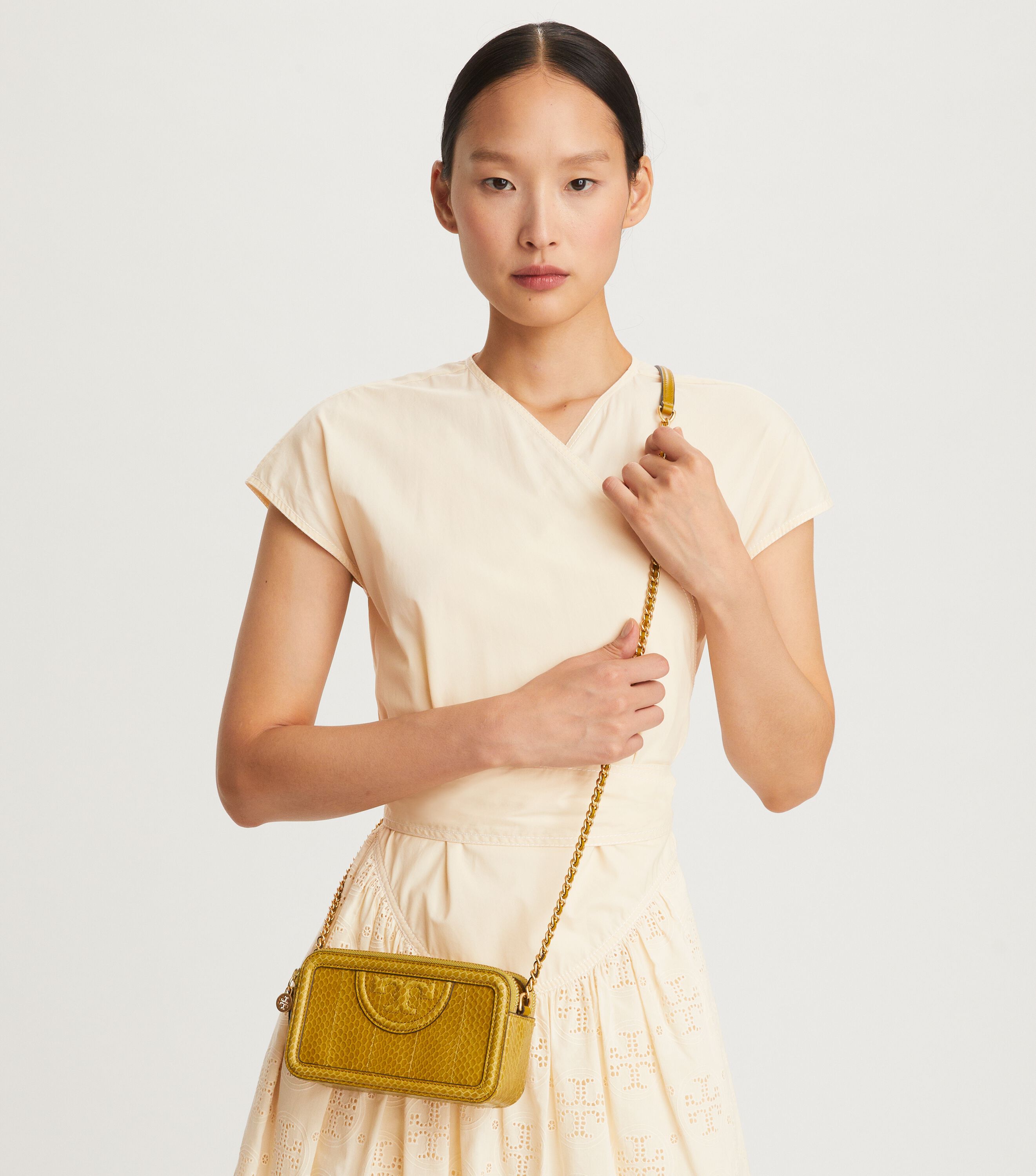 Tory burch double zip mini bag top