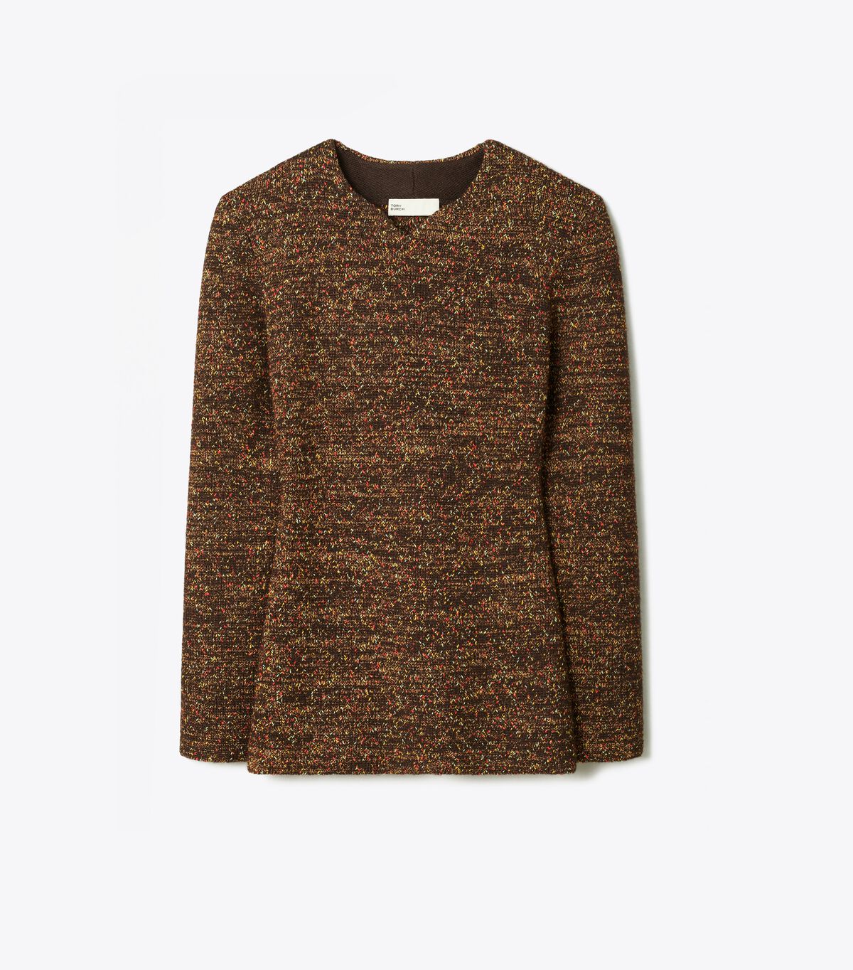tory burch nylon and viscose marled sweater