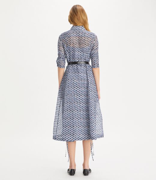 tory burch silk organza shirtdress