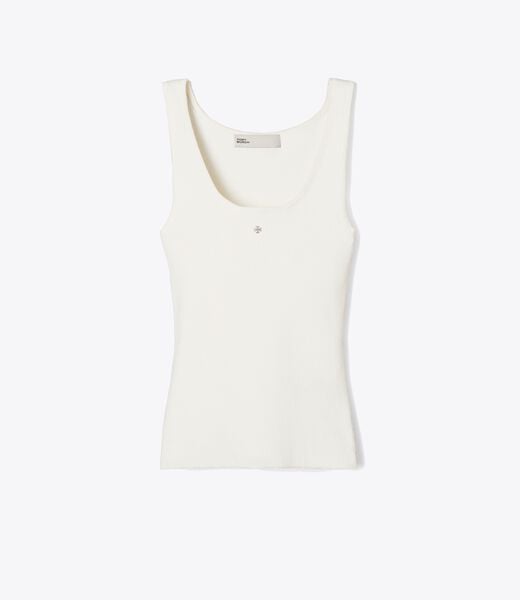 tory burch viscose knit tank top
