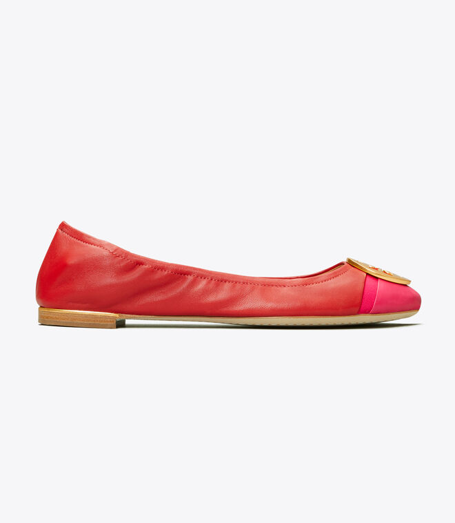 minnie cap toe ballet flat tory burch
