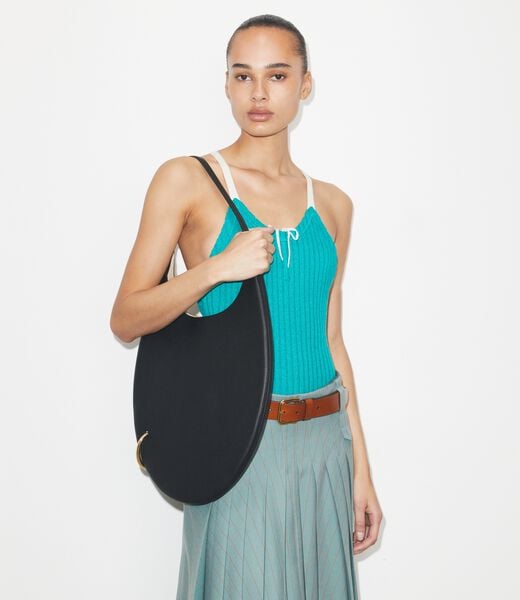 tory burch حقيبة ناعمة مثقوبة