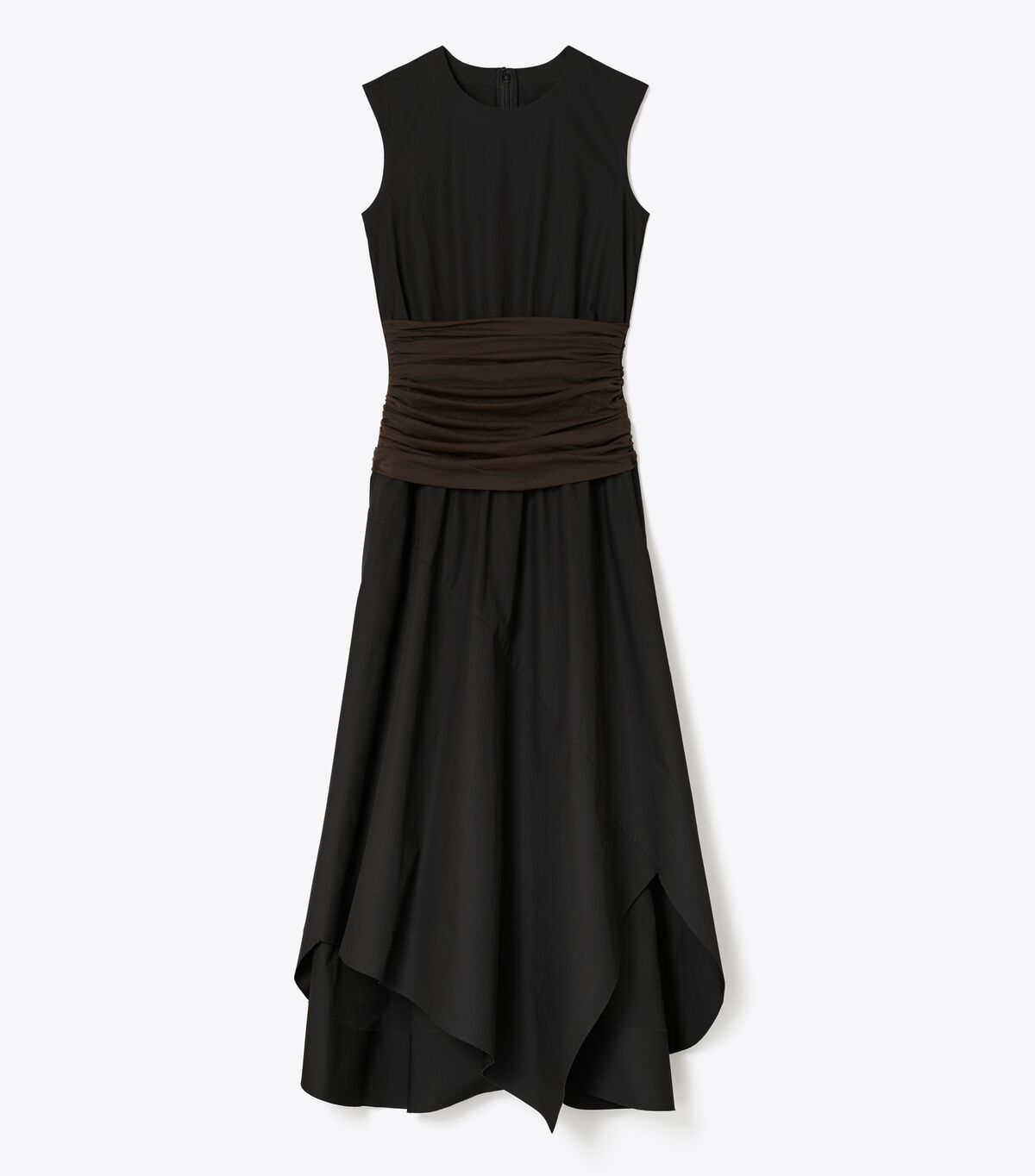 tory burch asymmetric cotton dress