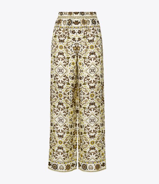 Printed Silk Pant