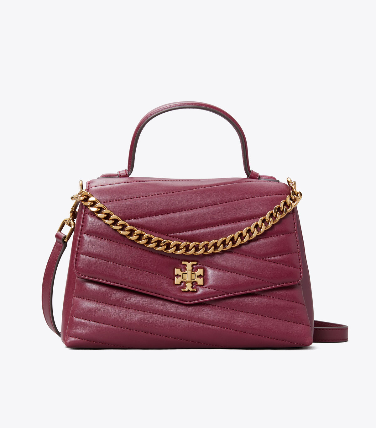 tory burch kira chevron top handle satchel