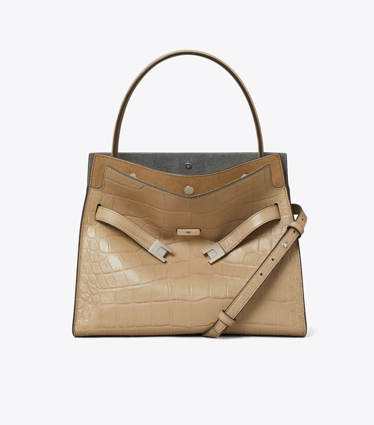 Small Lee Radziwill Embossed Double Bag tory burch small lee radziwill embossed double bag