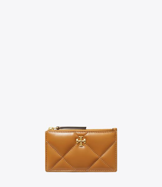 tory burch kira diamond quilt zip card case
