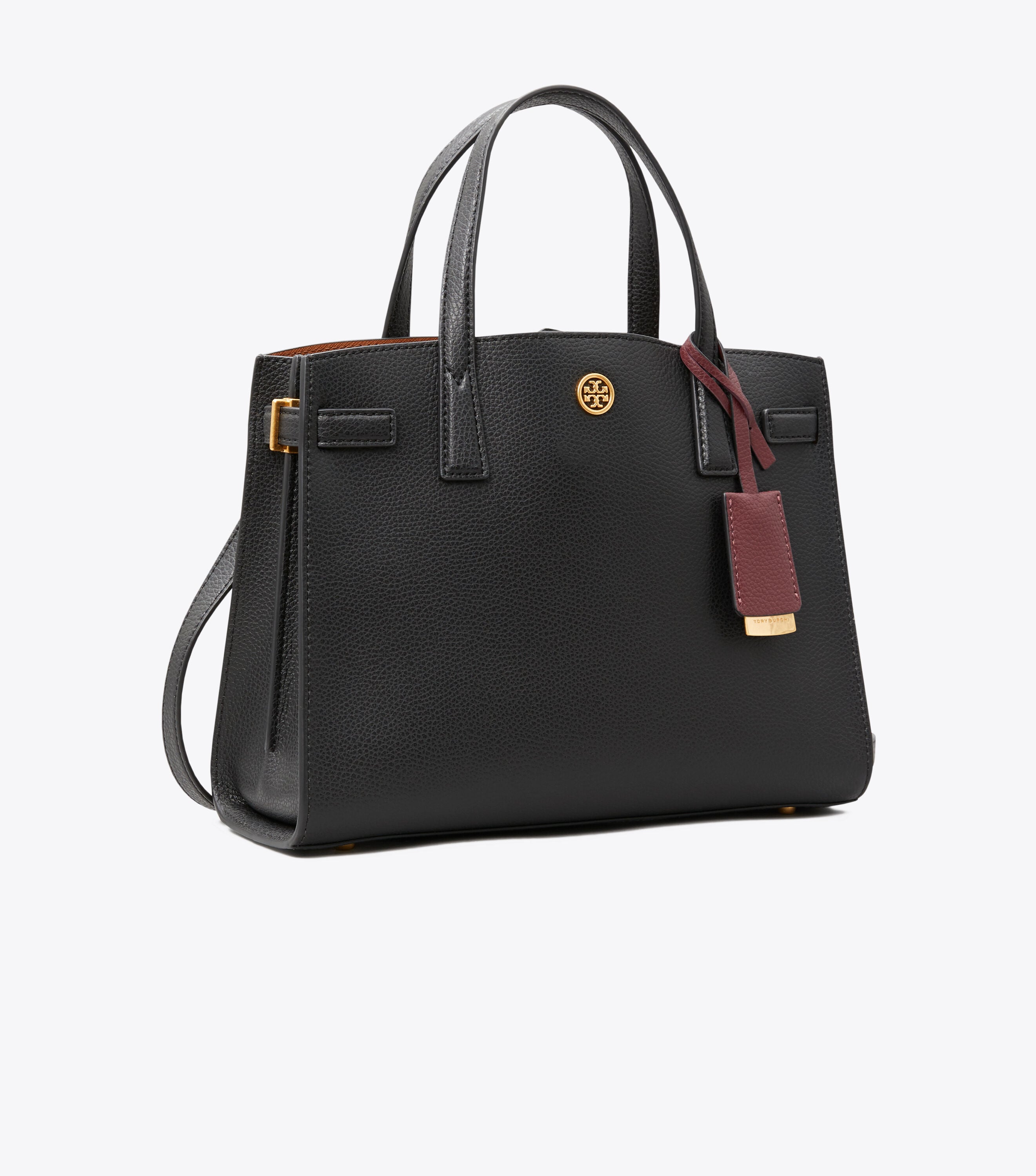 Tory Burch ウォーカーサッチェルスモール　ブラック Small Walker Satchel, Black | Tory Burch UAE