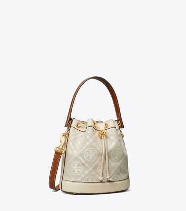 T Monogram Bucket Bag