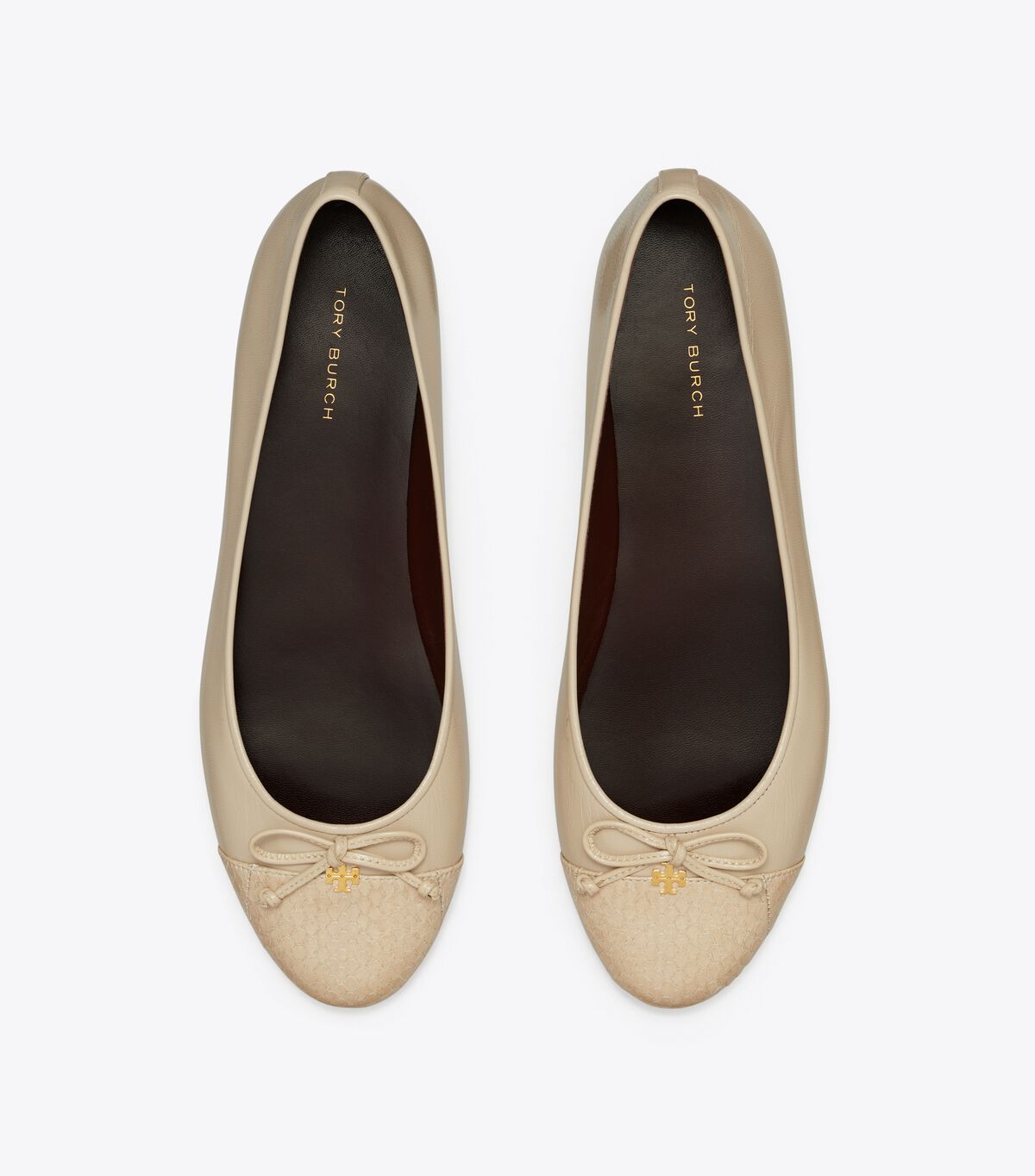 tory burch cap toe ballet