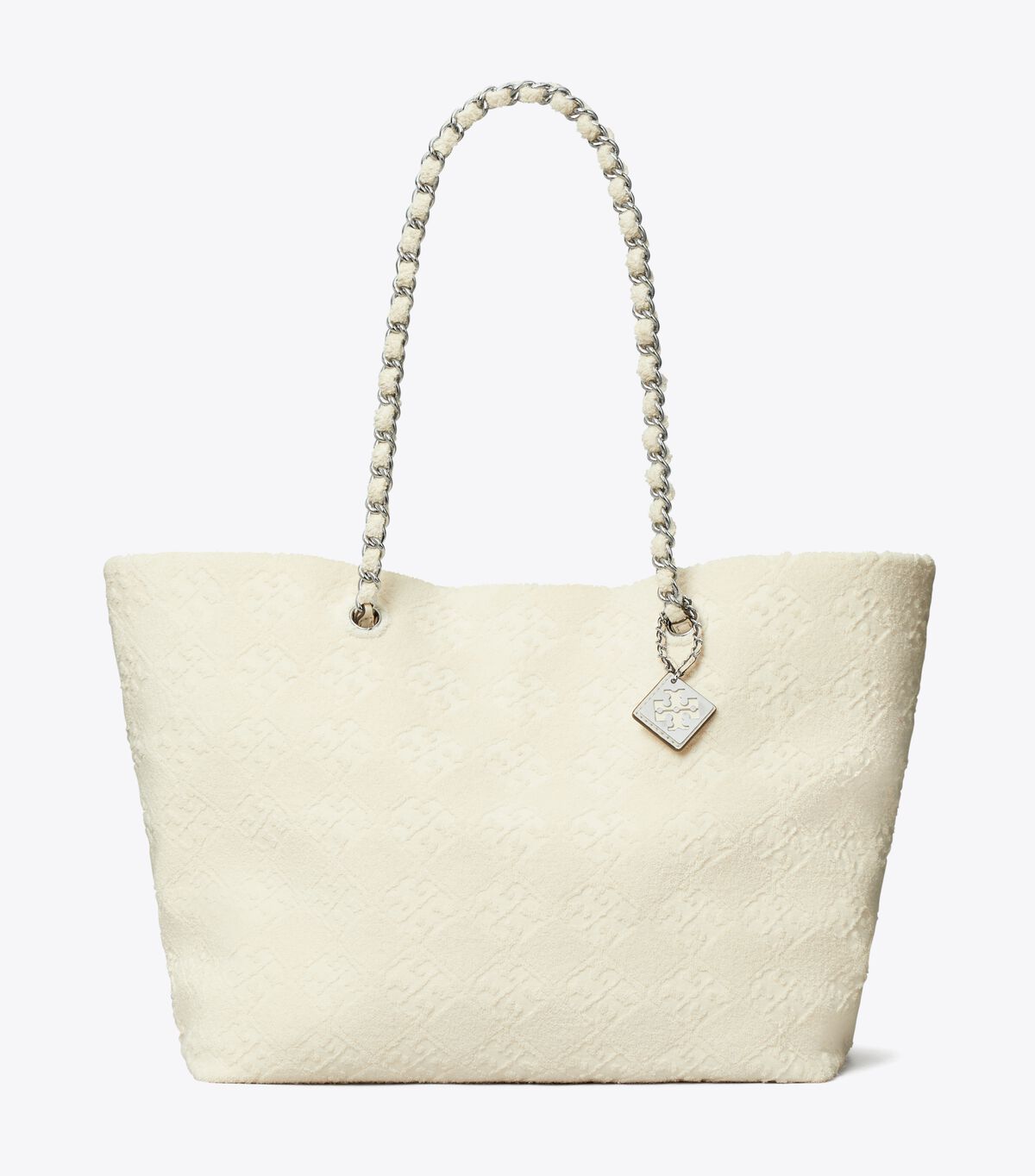 tory burch ella terry chain tote