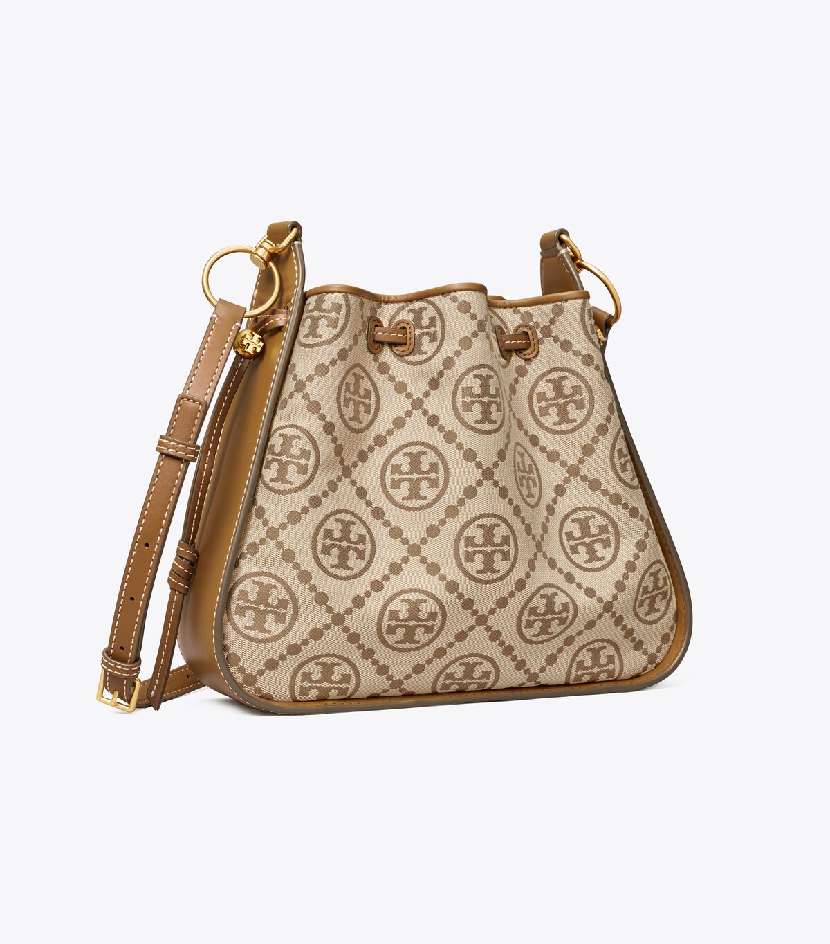 tory burch t monogram jacquard bell bag