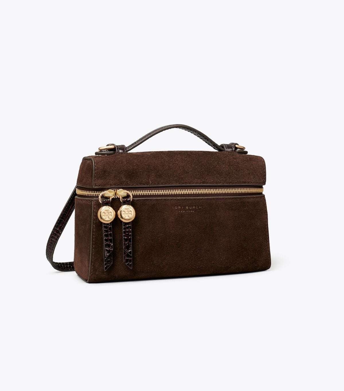 Romy Suede Slim Top Handle Bag tory burch romy suede slim top handle bag