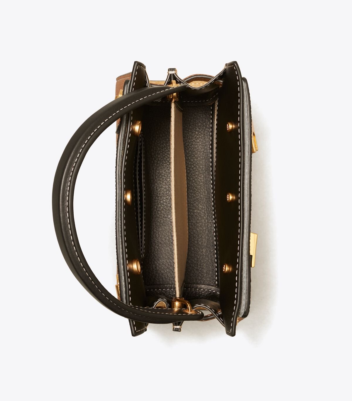 tory burch petite lee radziwill pebbled double bag