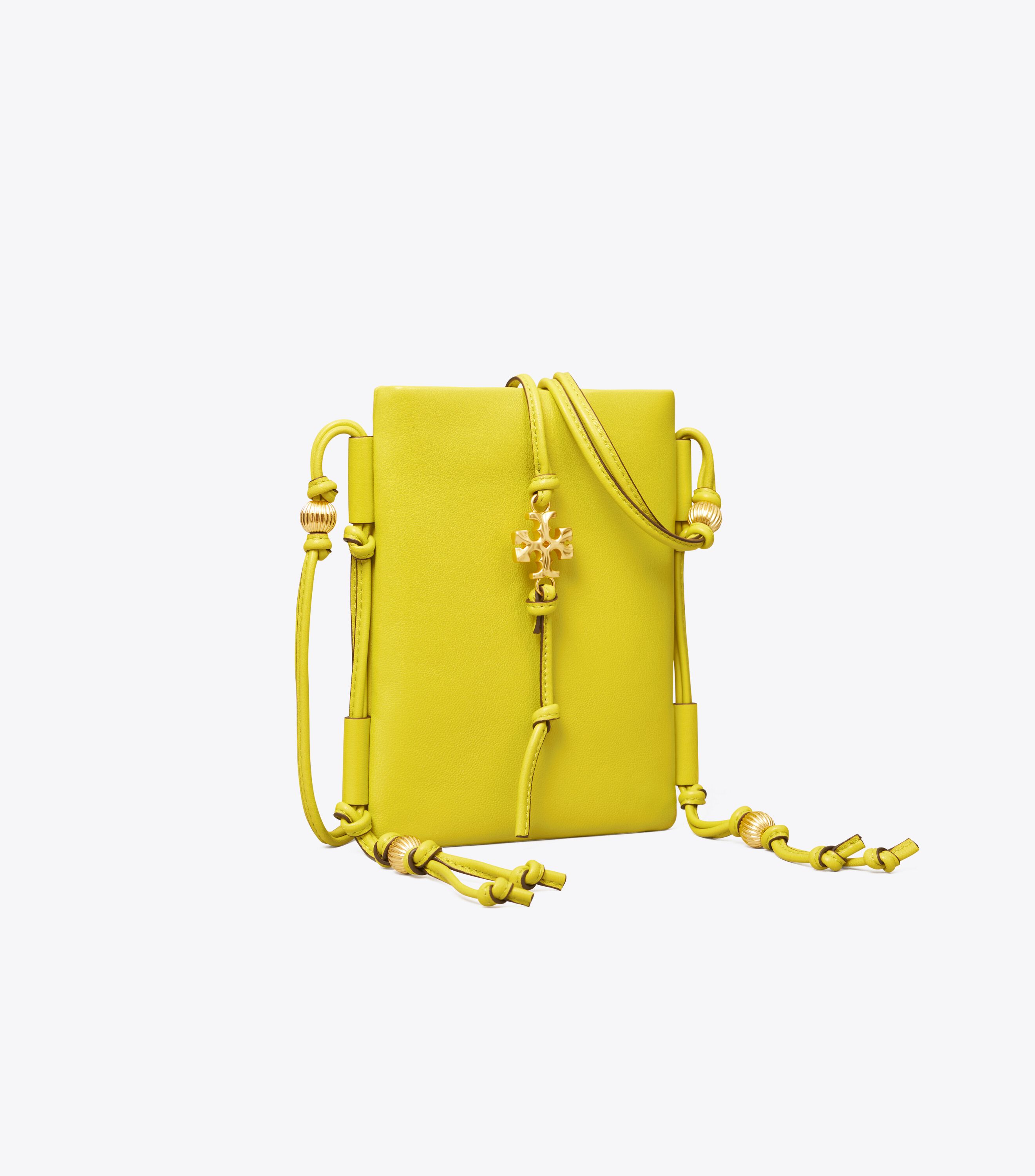 Beaded Strap Soft Phone Bag
