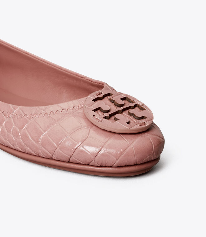 tory burch minnie printed travel ballet flat