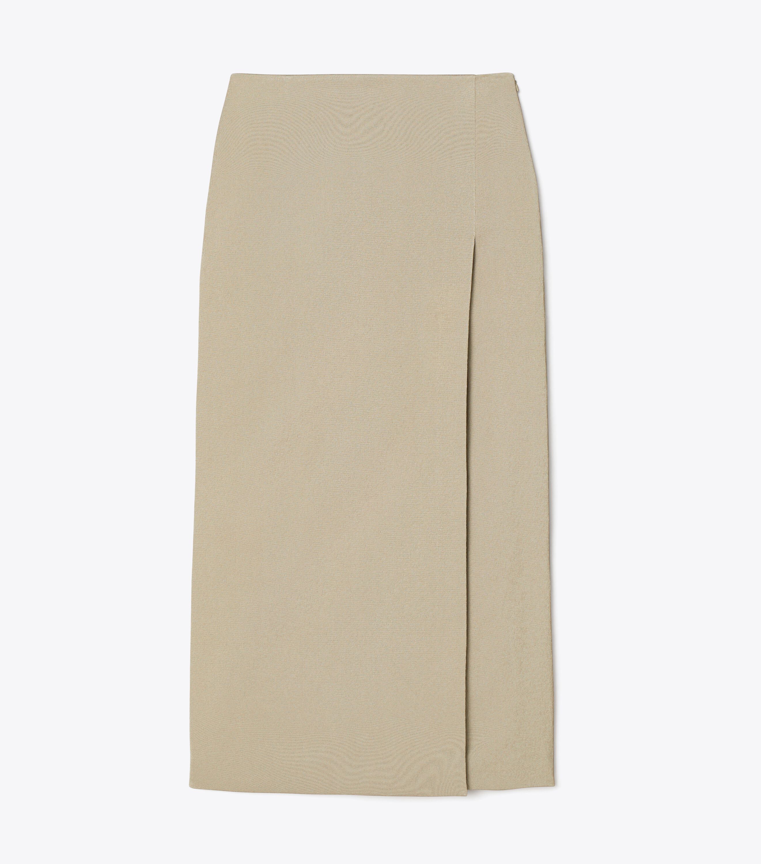 Stretch envelope skirt top