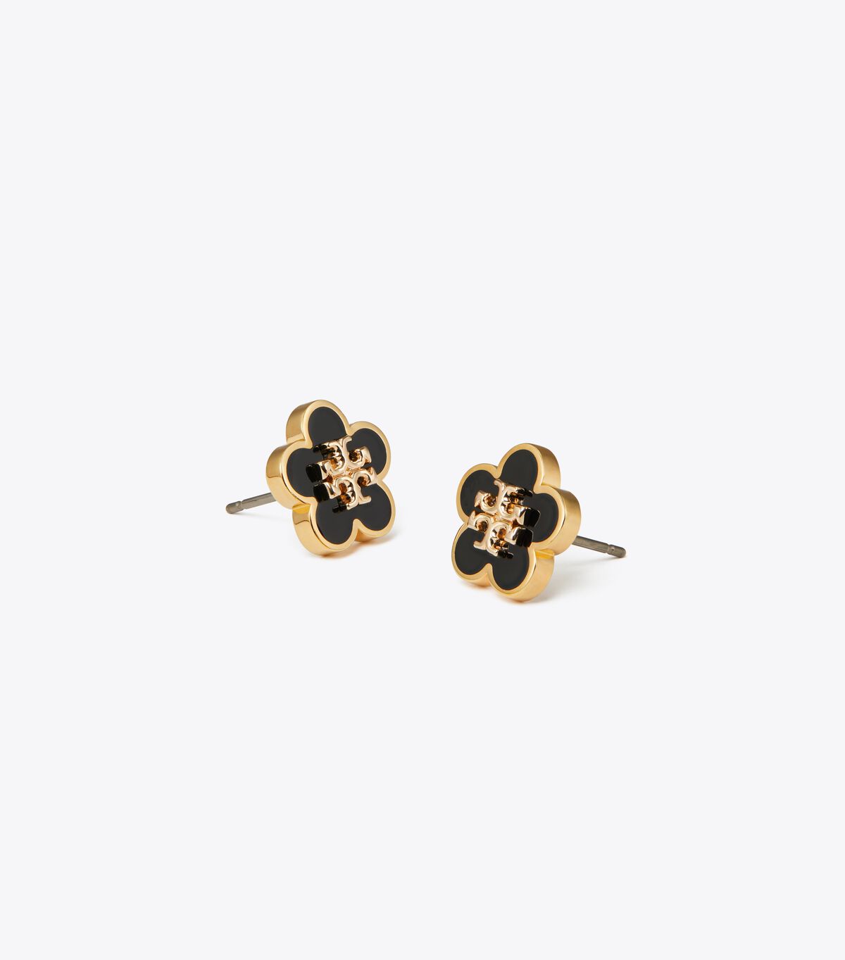 tory burch kira enamel flower stud earring