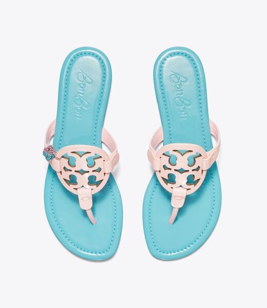 tory burch tb x bonbon miller patent charm sandal