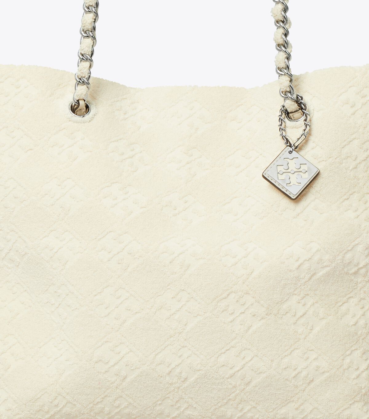 tory burch ella terry chain tote