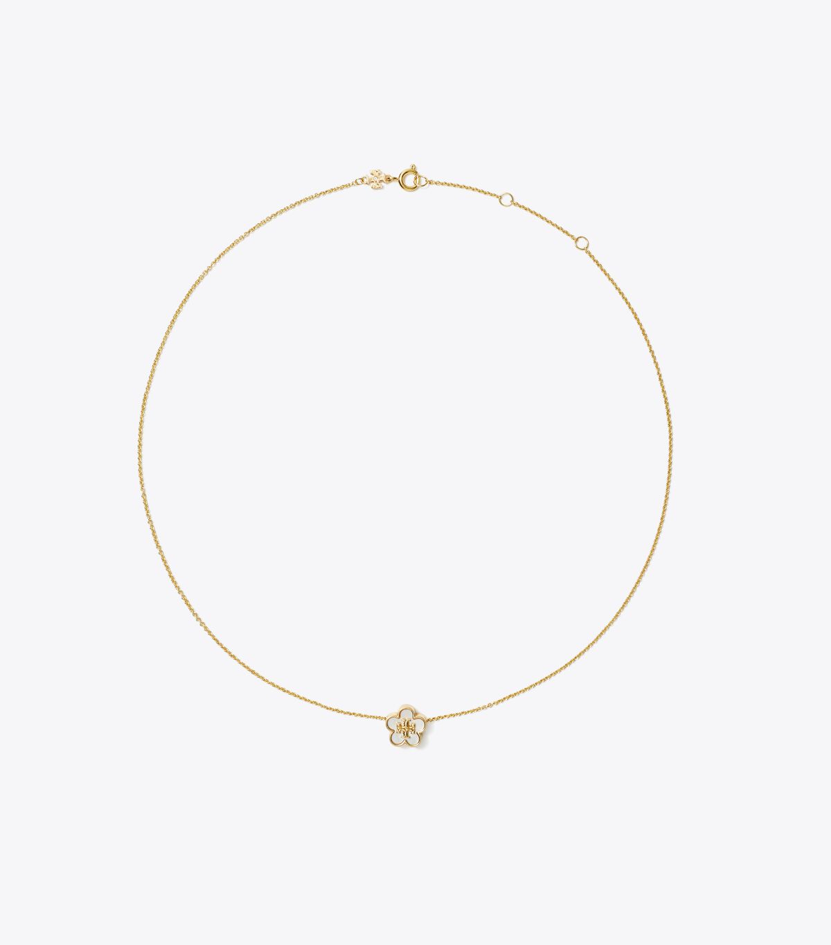 tory burch kira flower pendant