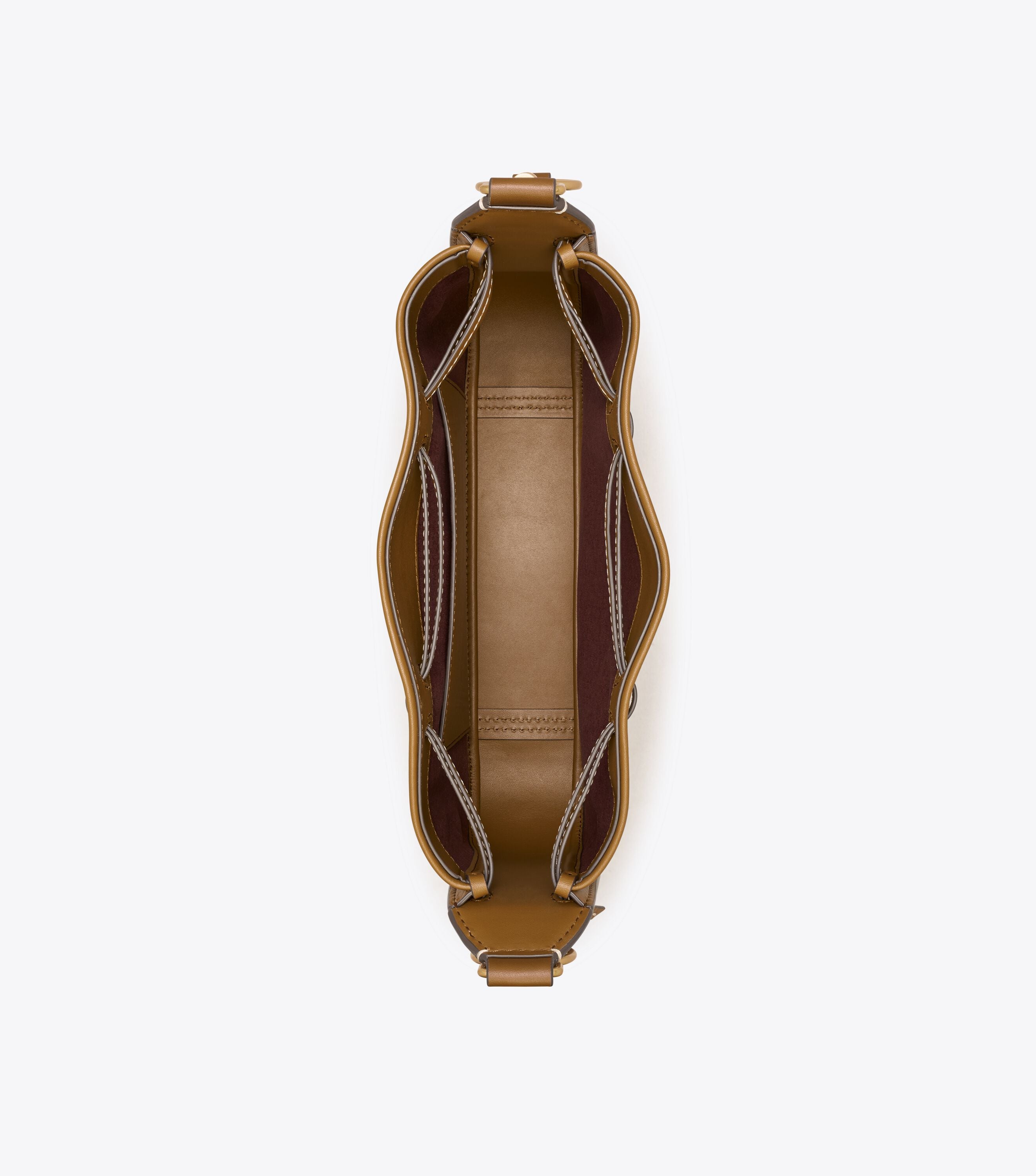 T Monogram Jacquard Bell Bag, Hazelnut | Tory Burch UAE