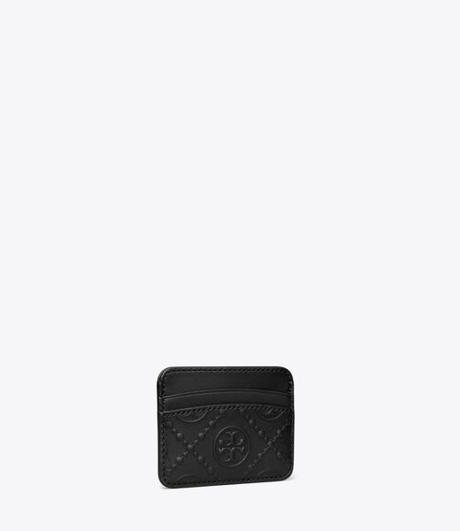 tory burch t monogram embossed card case