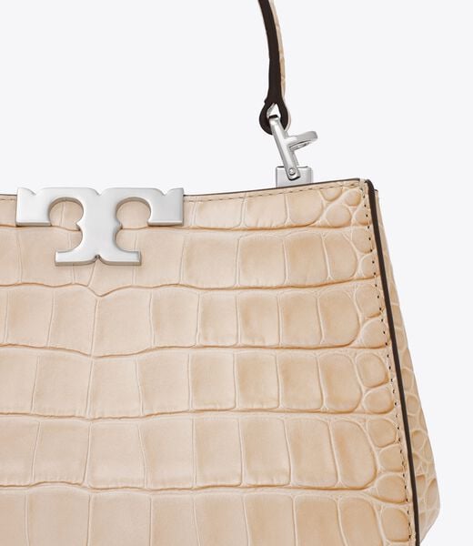 tory burch mini eleanor croc embossed satchel