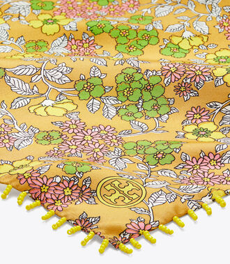 Wallpaper Floral Embellished Neckerchief