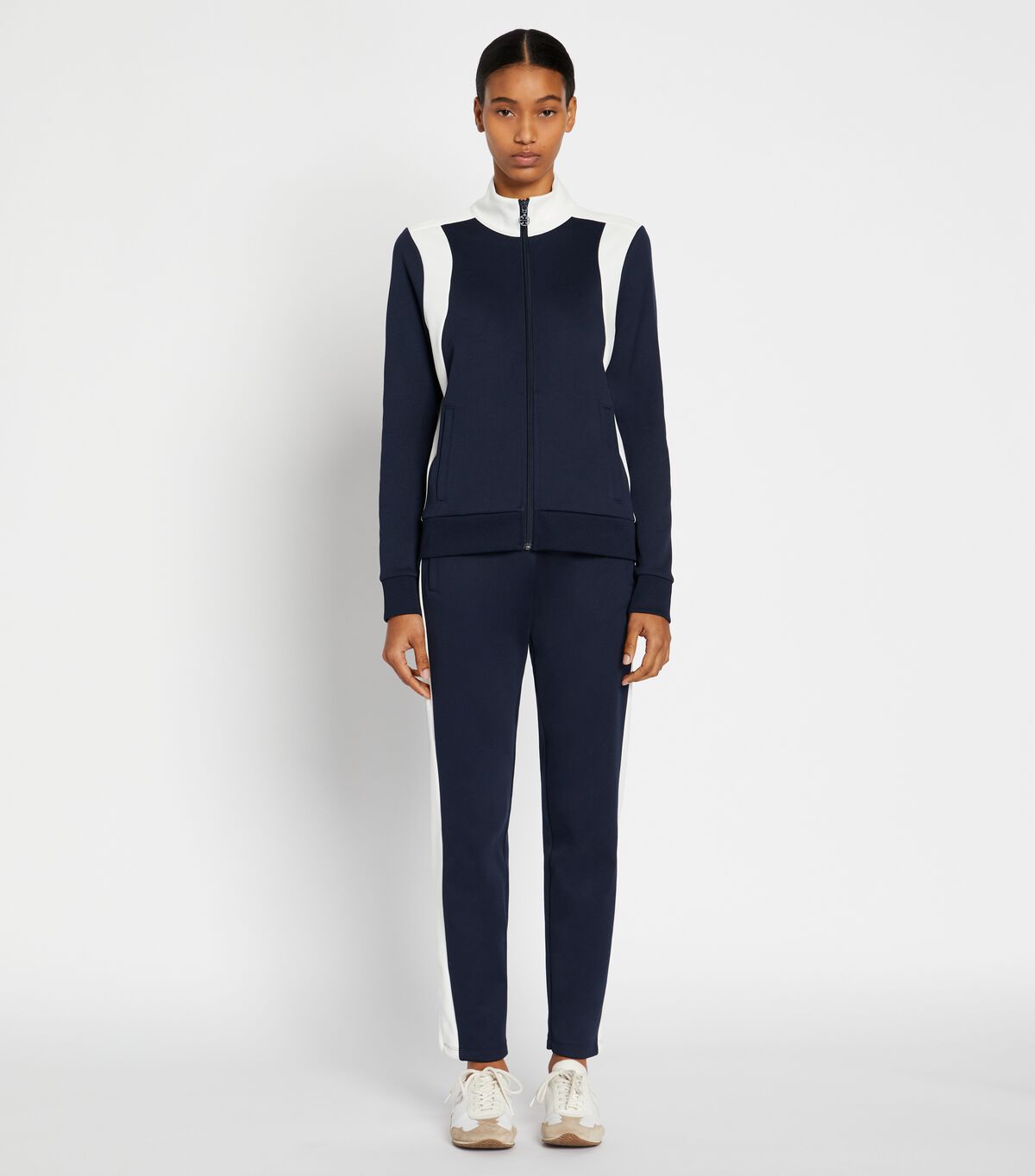 tory burch colorblock track jacket