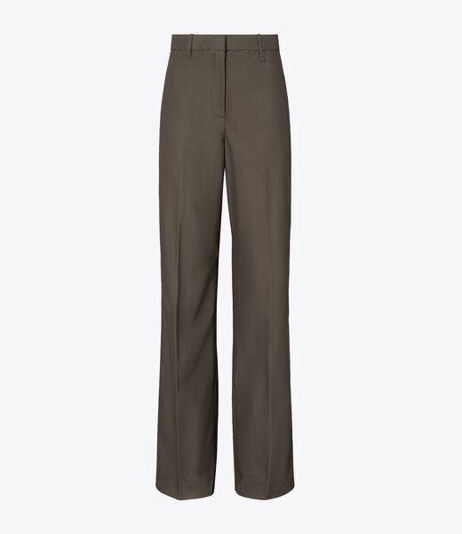 tory burch brushed cotton trouser