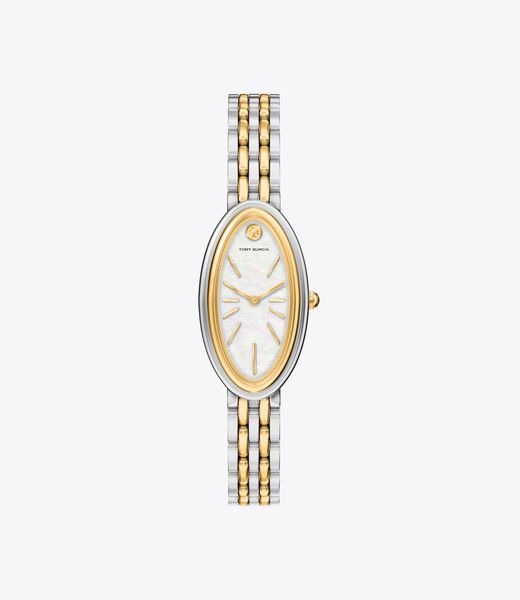 tory burch elongated oval watch