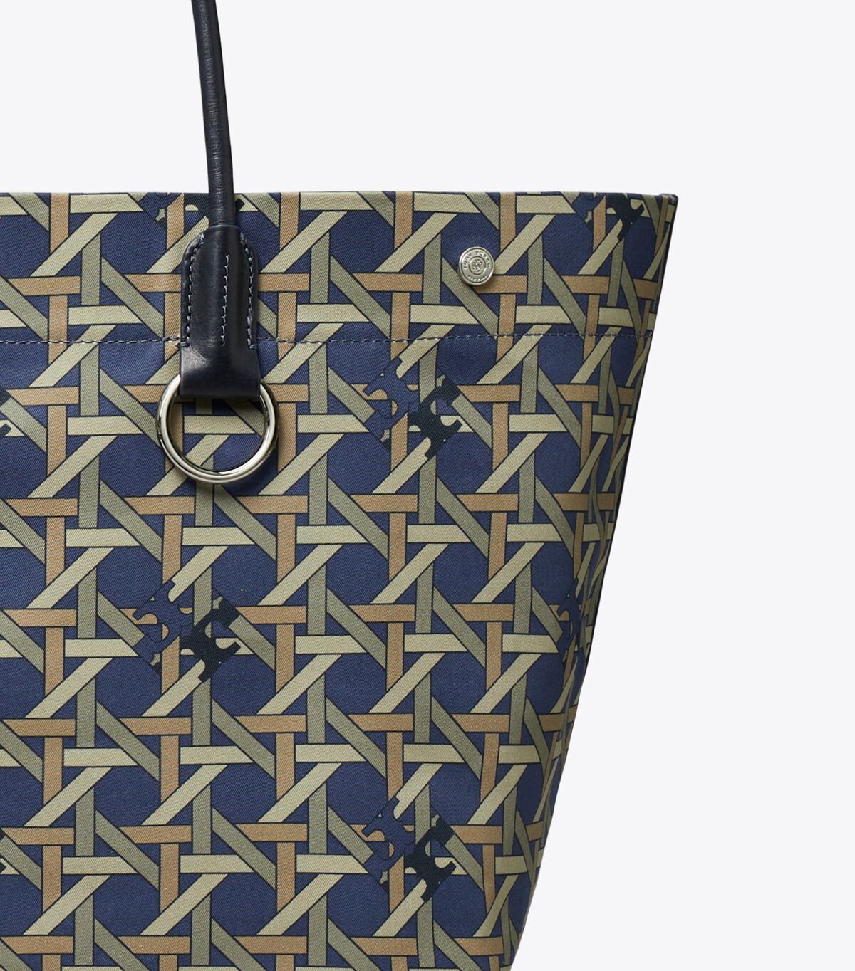 Canvas Basketweave Tote New Arrivals Tory Burch
